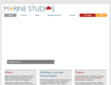Tablet Screenshot of marinestudios.co.uk